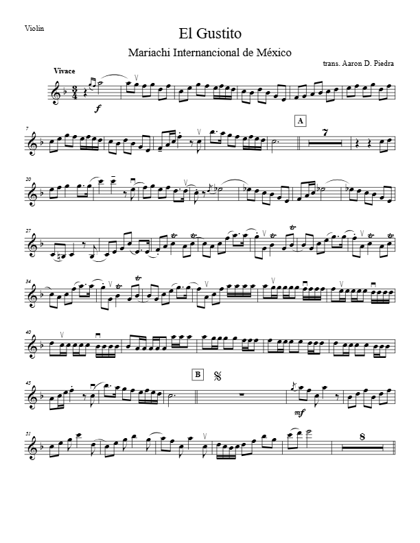 La imagen puede contener una previsualizacion de una partitura